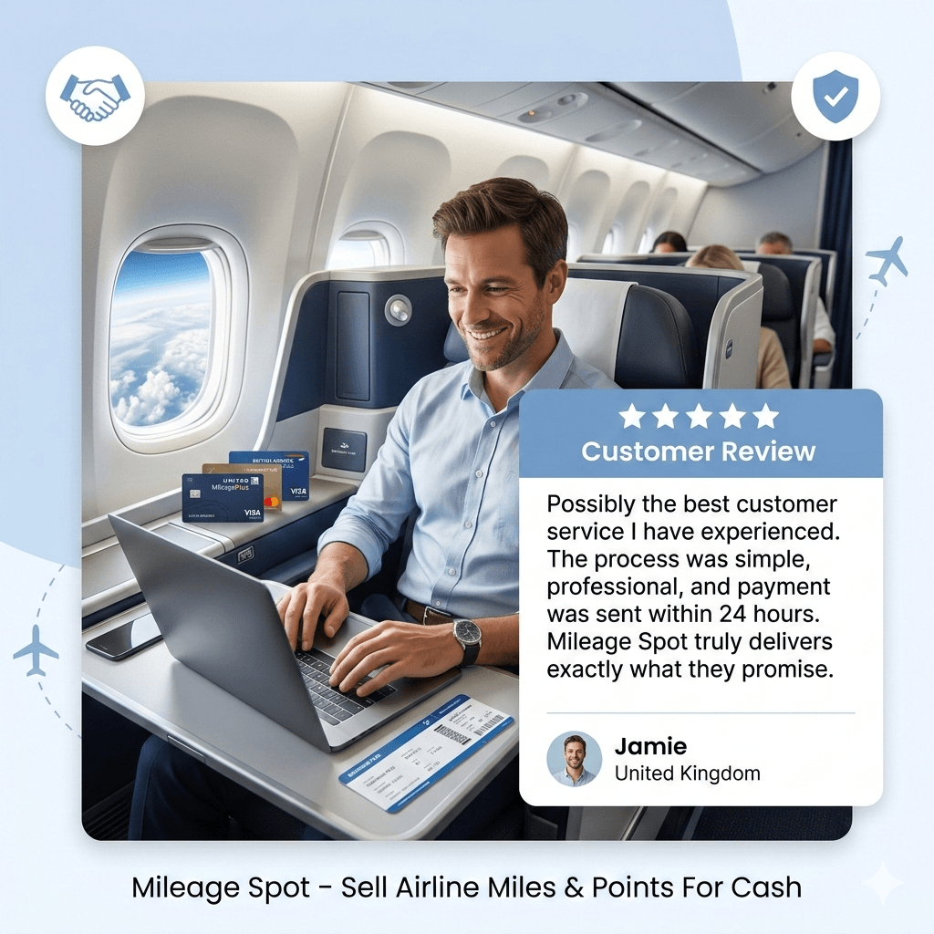 Customer Review: Selling Airline Miles for Cash with Mileage Spot – Jamie’s Experience