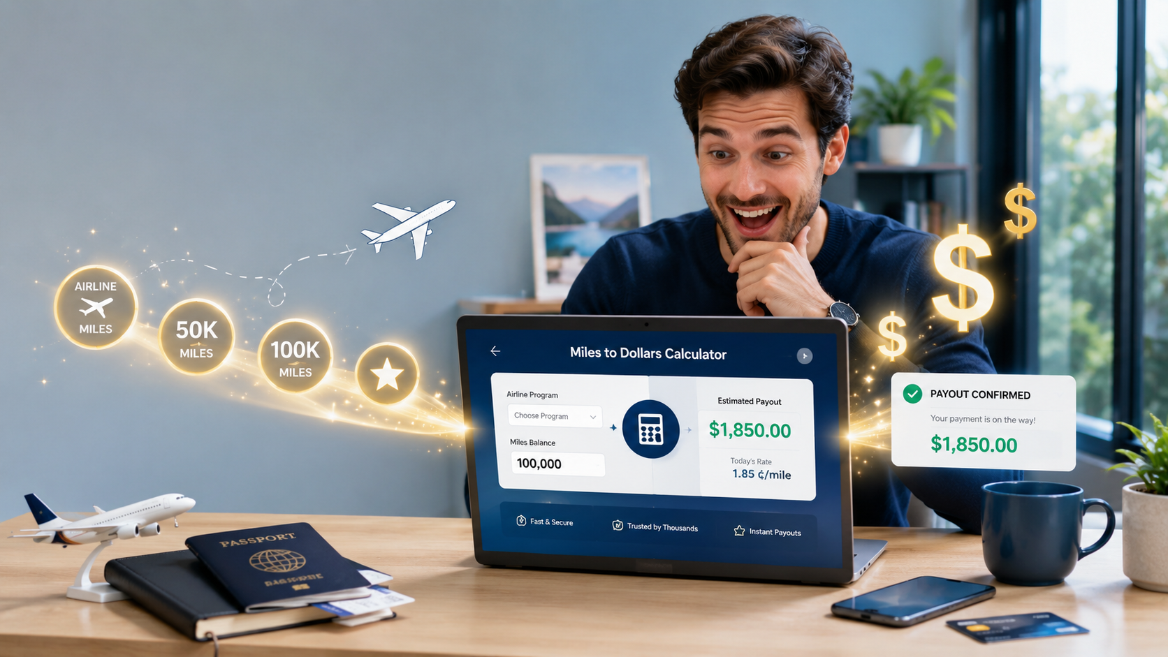 Miles to Dollars Calculator: Check Your Miles’ Cash Value